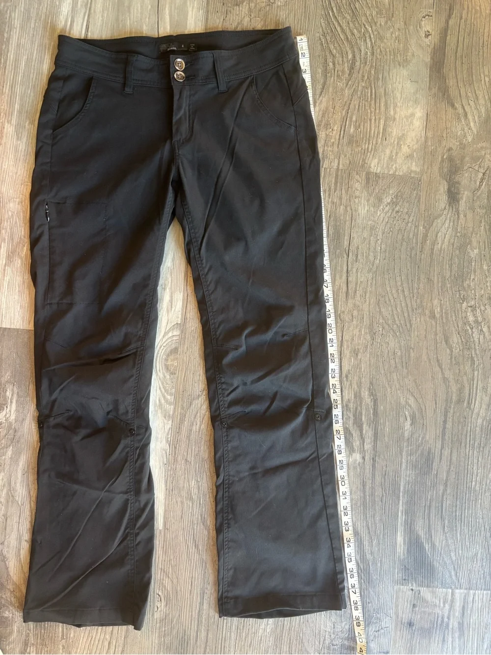 Prana Women’s Black Cargo Stretch Pants - Picture 2 of 9
